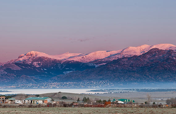 The mountains of Madrid and emblematic cities