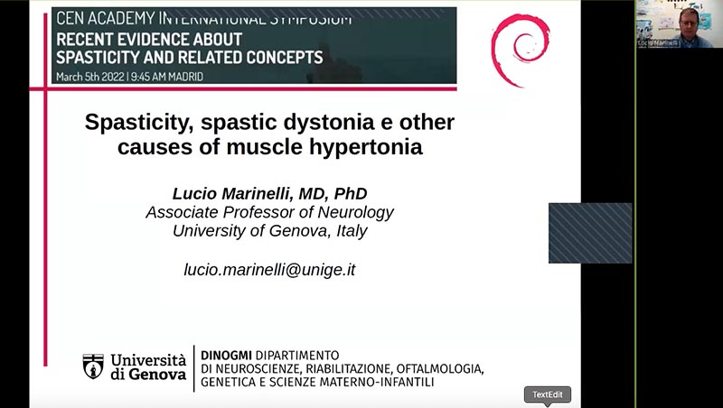 Marinelli, spastic dystonia